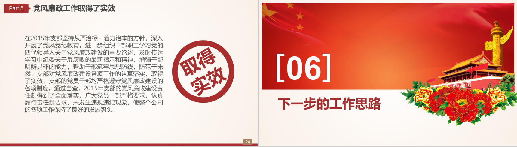 中国共产党大气党风廉政建设调查报告PPT模板-13
